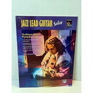 Jazz Lead Guitar Solos The Ultimate Guide to Playing Great Leads w/ CD VG